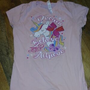 Next Level Apparel Light Pink Graphic Tee